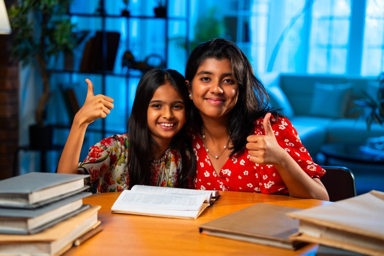 One-on-one home tuition session covering school subjects